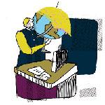 Карикатура 3: Одновременный выход на американские и европейские рынки. Прием в лучших домах