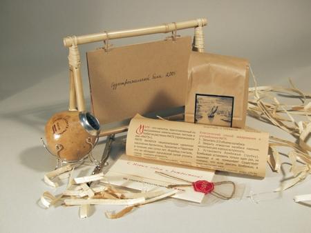 Настольный календарь из бамбука