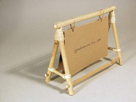 Настольный календарь из бамбука