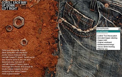    Levis Copper Jeans -   
