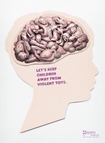 Мозг ребенка в рекламе Gepeto