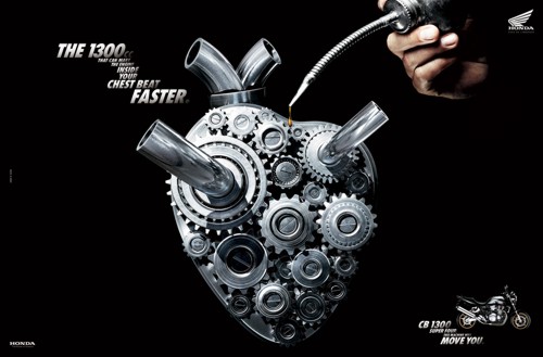 Реклама мотоцикла Honda CB 1300