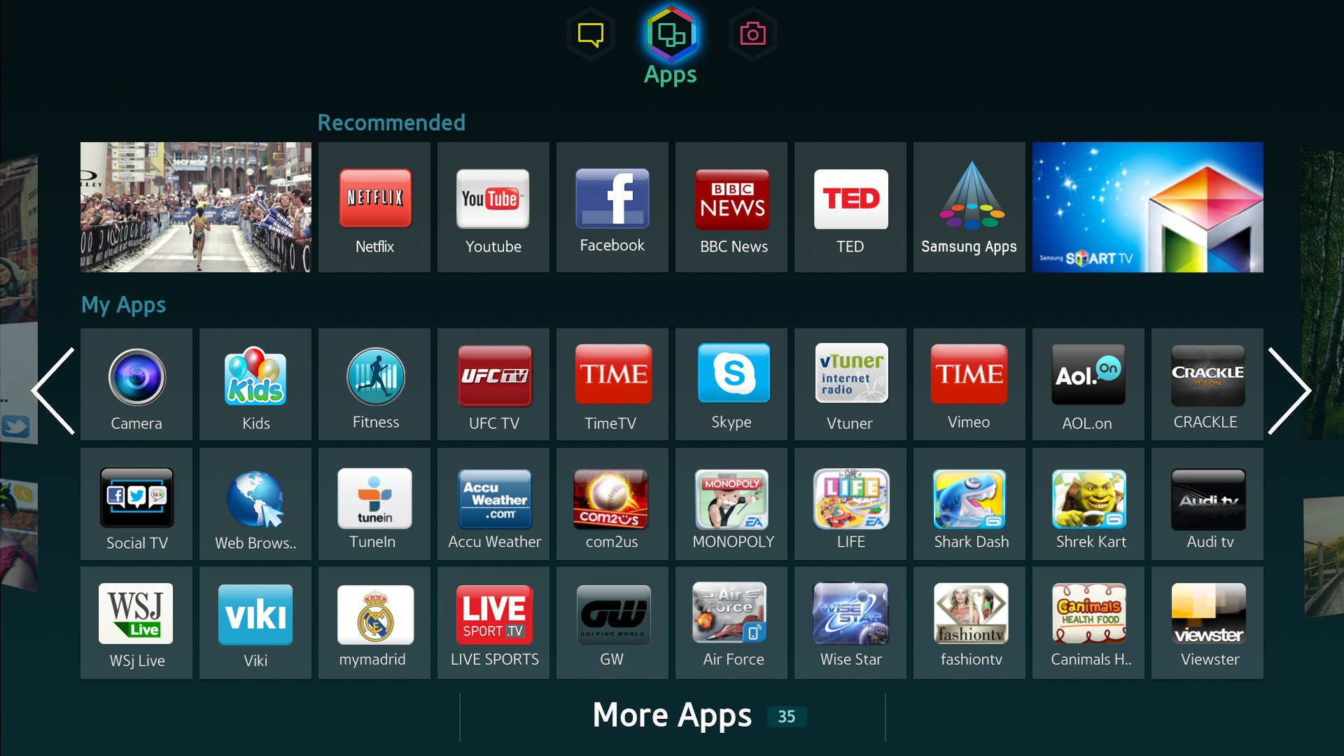 Приложение выводит на экран телевизора. Телевизор самсунг смарт хаб. Samsung Smart Hub приложения. Samsung apps для телевизора Smart TV. IPTV Samsung Smart TV app.