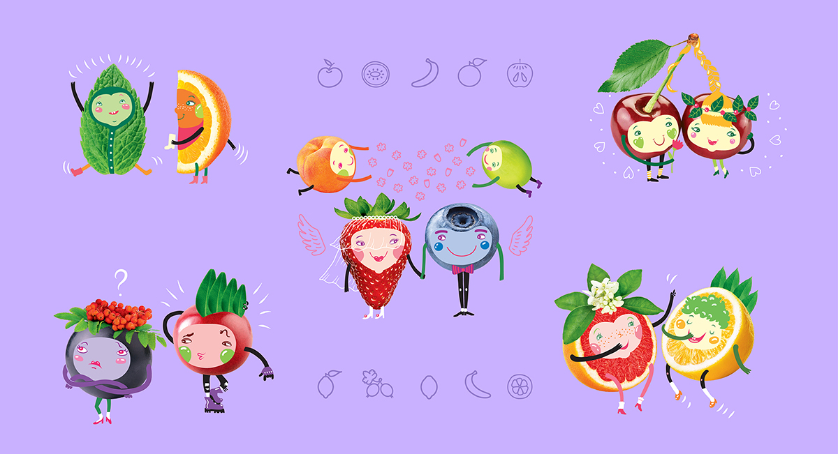 Мармелад детский в упаковке. Lush паттерн. Feel fruit. Мармелад в упаковке. Feel fruit.