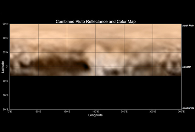 Карта Плутона