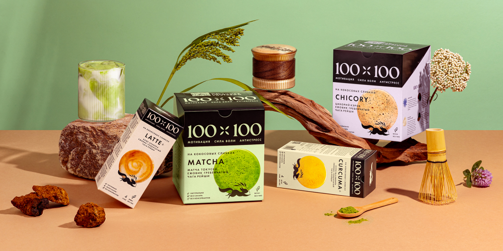 «Сто на сто»: упаковка для действительно полезных напитков
