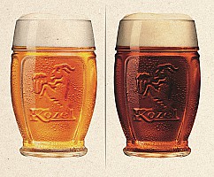 Velkopopovicky Kozel. Mixed beer
