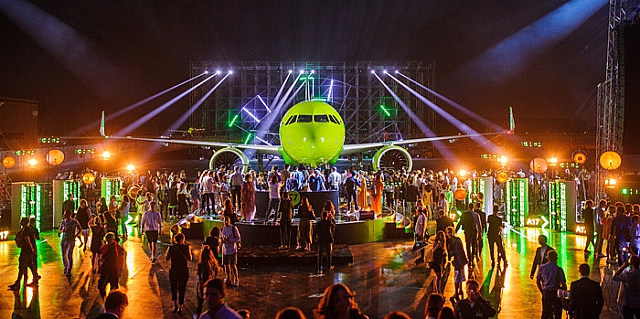 The presentation of the first Airbus A320neo aircraft in Russia joined the S7 Airlines air fleet