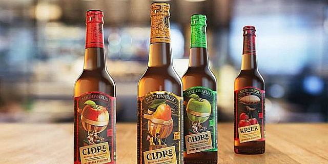 Ретро-футуризм для линейки сидра