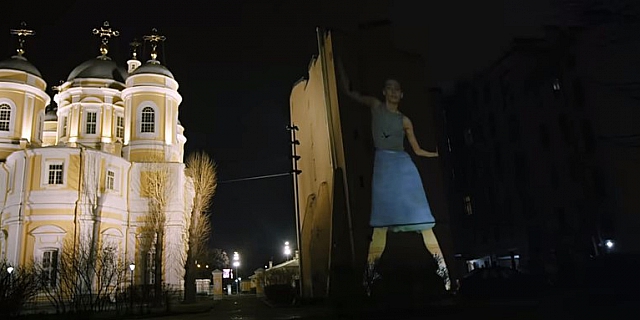 Ожившие фасады домов Санкт-Петербурга