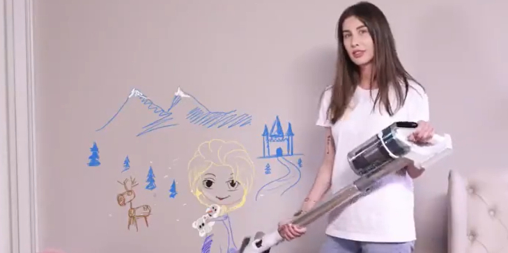 Промо пылесоса Jet Light с участием инфлюенсеров