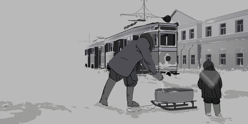 Дети Блокады: VR рисунки