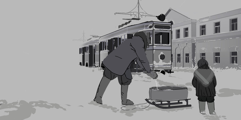 Дети Блокады: VR рисунки