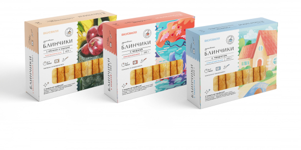 «ВкусВилл» брендировал продукты рисунками своих сотрудников