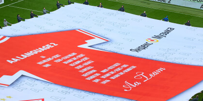 Aarne и «Яндекс Музыка» разместили промо нового альбома на футбольном поле