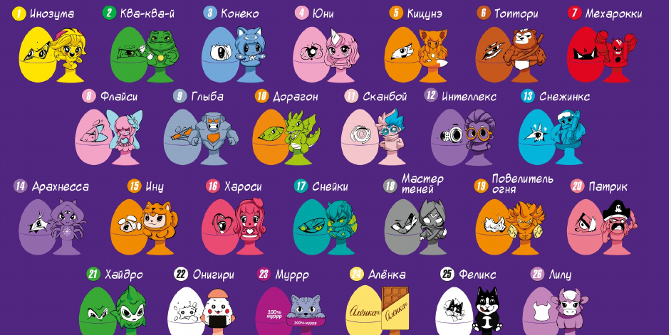 Коллекция игрушек «Треснутые»