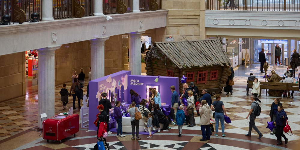 «Мегамаркет» открыл салон красоты для маленьких принцесс в «День девочек»