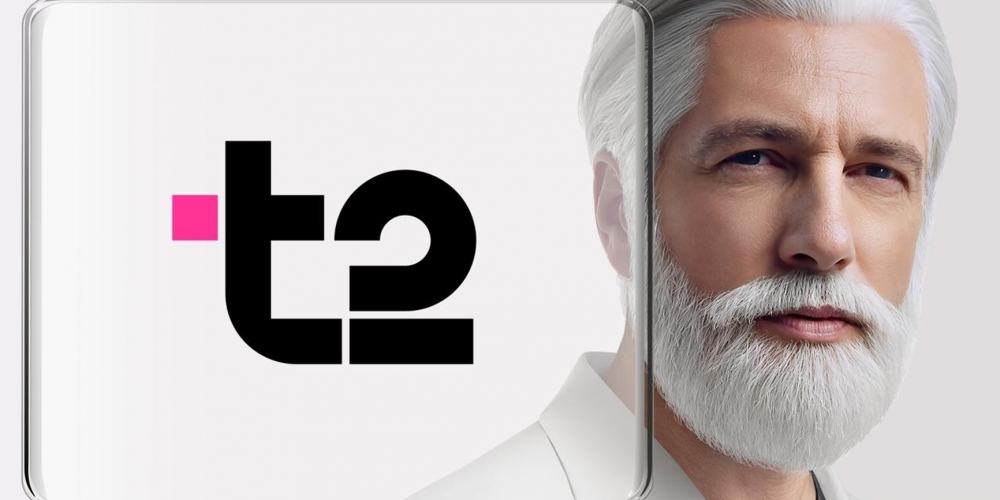 Нестандартное рекламное размещение от Т2