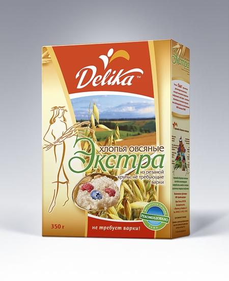 "Арчеда-продукт" выпускает овсяные хлопья "Делика" в новой упаковке