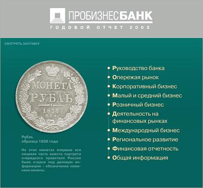 годовой отчета "Пробизнесбанка"