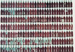  , Green Coca-Cola bottles