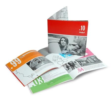 Буклет к юбилею компании Sindbad от студией ZERO