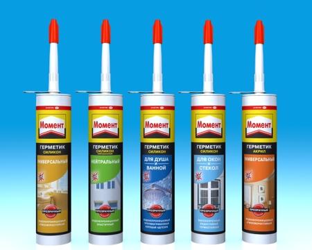 Litas Media разработало дизайн линейки герметиков Момент