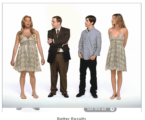 Скриншот сайта Apple, кампания Getamac, ролик "Лучше"