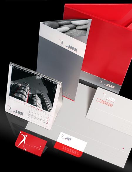 Студия Front:Design разработала торговую марку, фирменный стиль и настольный календарь для компании JIB Group