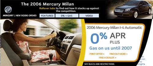   Mercury Milan -    -     