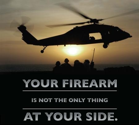 Your firearm is not the only thing at your side.
