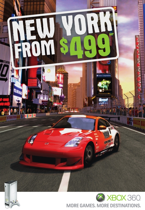 Агентство McCann Erickson Австралия для XBOX 360: весь мир за $499