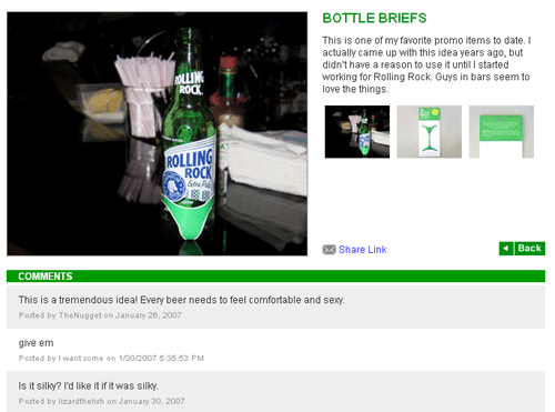 Кампания Anheuser Busch «The Rolling Rock Ron Stablehorn Campaign»