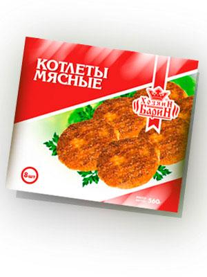 Новая упаковка котлет ЗАО "Агропродукт"