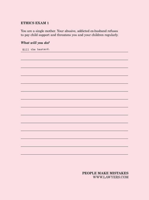 Примеры того, когда нуждаются в адвокате, в рекламе lawyers.com