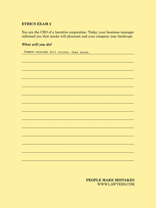 Примеры того, когда нуждаются в адвокате, в рекламе lawyers.com