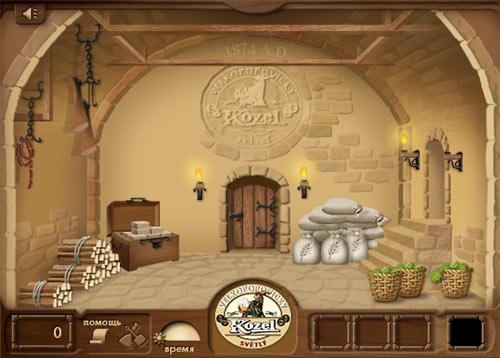 Игра на сайте www.kozelbeer.ru - скриншот