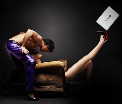 Рекламную фотоссесию для Sony Vaio