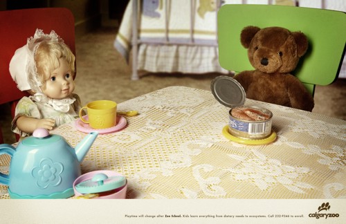 Реклма зоопарка Calgary Zoo