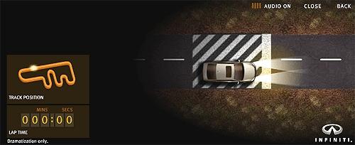 Баннер Infinity M: "старт"