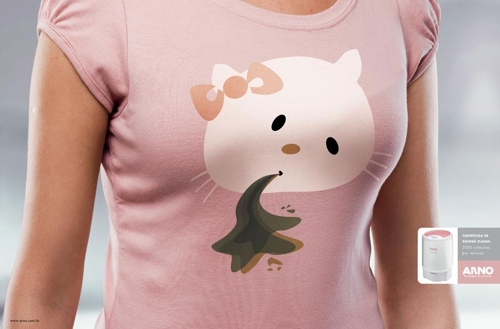 После центрифуг Arno одежду "выворачивает наизнанку"