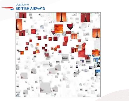 Сайт British Airways - заставка