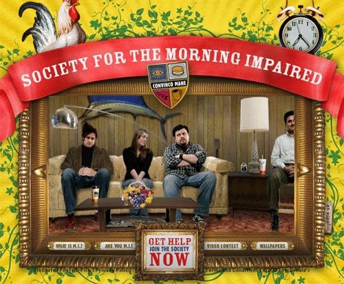 Сайт morningimpaired.com - скриншот главной страницы