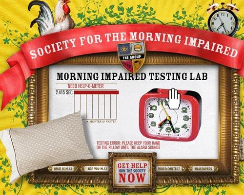Сайт morningimpaired.com - игра