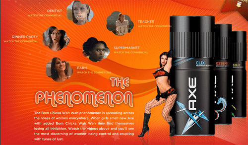 Сайт Axe - объяснение "феномена" Axe