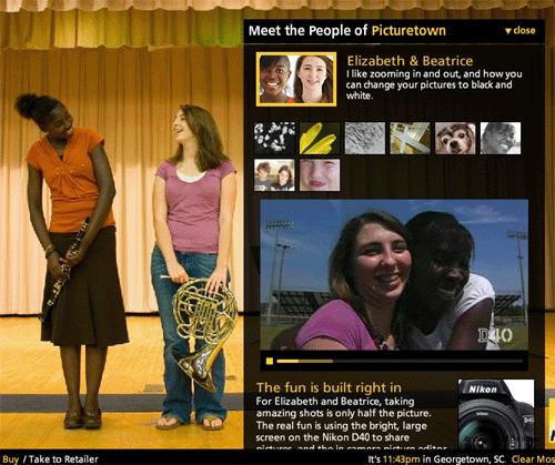 Сайт Nikon Picturetown, Беатрикс и Элизабет, видео