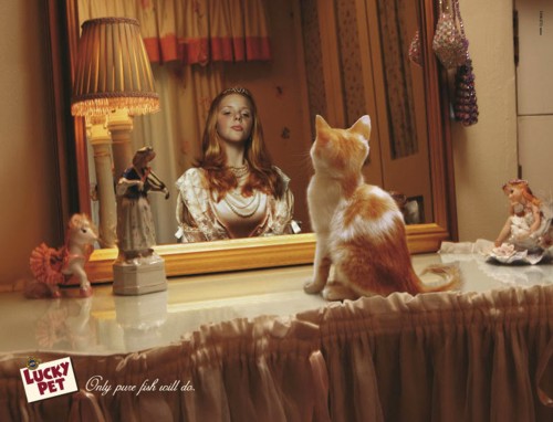 Реклама корма для кошек LuckyPet от The Jupiter Drawing Room