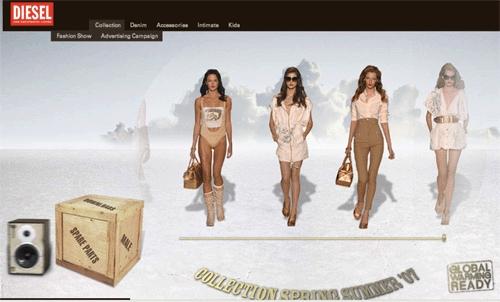 Заставка сайта Diesel Global warming