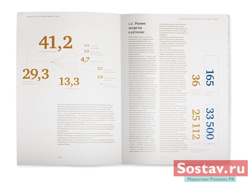 Годовой отчет для ОАО "Кузбассэнерго" от Imadesign