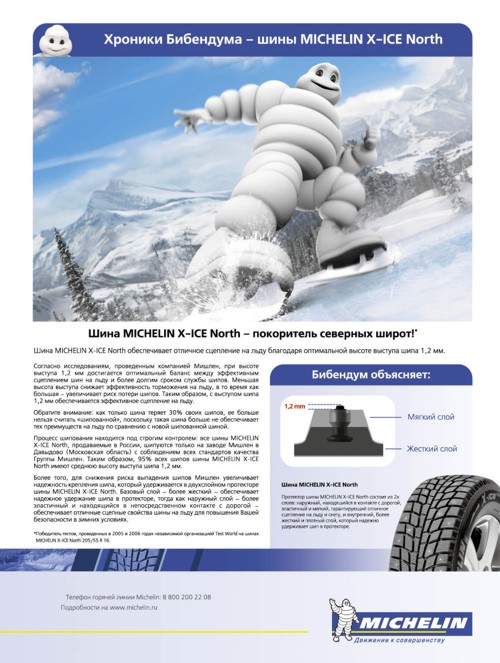  Michelin X-Ice North